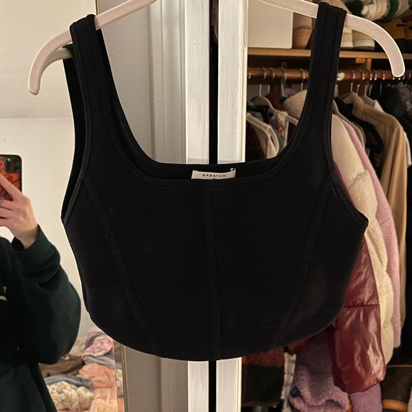 Aritzia Tops Aritzia Babaton Corset Top Poshmark